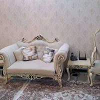 مبل۷نفره باسه عددجلومبلی شیک و تمیز|مبلمان خانگی و میز عسلی|تهران, جیحون|دیوار