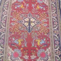 فرش دستباف دیواری عتیقه|تابلو فرش|قزوین, |دیوار