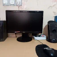 کامپیوتر کیس مانیتور کیبورد موس بلندگو گیمی درحد