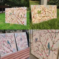 اجرای تخصصی تابلو دکوراتیومدرن برجسته نقاشی و ساعت