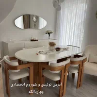 ناهارخوری چوبی با گارانتی کیفیت میز و صندلی لاگوست|میز و صندلی غذاخوری|تهران, گلستان (شهرک راه آهن)|دیوار