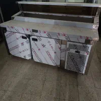 تاپینگ زیر فریزر  ساندویچی فست فود ۱۰ لگن