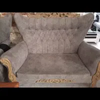 مبل راحتی ۶نفره کار کرده سالم