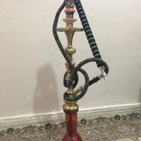 قلیان برنجی تو پر آکبند و صفر