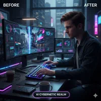 ادیت عکس و تولید فیلم با هوش مصنوعی (AI)|خدمات رایانهای و موبایل|آستارا, |دیوار