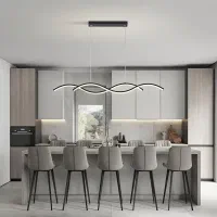 لوستر سقفی خطی مدرن مدل  امواج