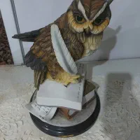 مجسمه جغد|مجسمه، تندیس، ماکت|تهران, باغ فیض|دیوار