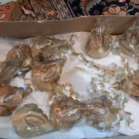 لوستر ۸ شاخه ۱۶ شعله برنزی سنگین|لوستر و چراغ آویز|تبریز, |دیوار