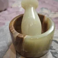 هاونگ سنگی مرمر|ظروف سرو و پذیرایی|قم, نخودی|دیوار
