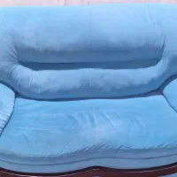 فروش دست مبل راحتی با اسکلت چوبی بسیار سالم|مبلمان خانگی و میز عسلی|کرج, باغستان|دیوار