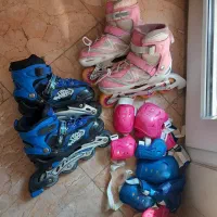 اسکیت  دخترانه و پسرانه آبی وصورتی