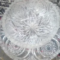 کاسه و بشقاب  کریستال در حدنو