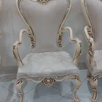 مبل استیل چوب راش درحدنوسالم|مبلمان خانگی و میز عسلی|قم, عمار یاسر|دیوار