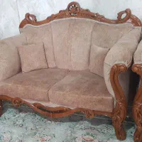 مبل نه نفره ومبل یک نفره تختشو