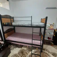 تخت دو طبقه فلزی بدون تشک