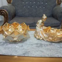 ظرف طلایی دکوری زیبا