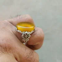 انگشتر نقره شجر و زرد|جواهرات|قم, ولیعصر|دیوار