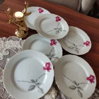 چینی قدیمی گل رز ژاپن|ظروف سرو و پذیرایی|یزد, |دیوار