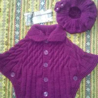 بافت زمستانی کودک  همه دستبافت|کفش و لباس بچه|قائن, |دیوار