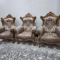 دو دست مبل 9 نفره و 10 نفره|مبلمان خانگی و میز عسلی|هشتگرد, هشتگرد قدیم|دیوار