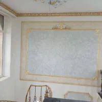 نقاشی ساختمان اقساطی ومتری چهل دو  خرده کار گچ