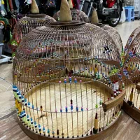 قفس چوبی دست باف|لوازم جانبی حیوانات|یزد, |دیوار