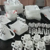 سرویس ظرف خارجی مارک ۱۲ نفره ۱۳۷ پارچه مارک apple