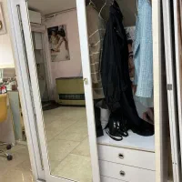 کمد و جاکفشی اینه دار بزرگ همراه با رگال|مبلمان خانگی و میز عسلی|رشت, دیلمان|دیوار