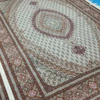 فرش دستباف جفت6متری40رج کرم قهوه ای بانخ مرینوس|فرش|خوی, |دیوار