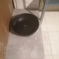 فروش قاب سنگ سرامیک همراه با روشویی گرد