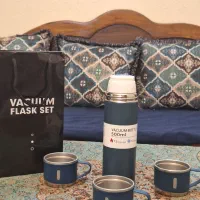 فلاسک مسافرتی استیل سه لیوانه|ظروف سرو و پذیرایی|اصفهان, بهارستان (مخابرات)|دیوار