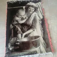 تابلو فرش دستباف تبریز مهر مادری|فرش|قم, بنیاد|دیوار