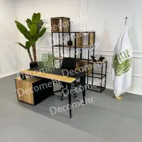 میز منشی ، میز کارمندی T510 ، صندلی توری نیلپر