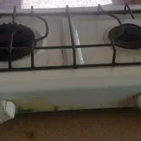 گاز دو شعله رو میزی سالم و تمیز