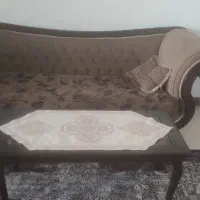 نیم ست مبل راحتی با جلو مبلی ودوعدد عسلی|مبلمان خانگی و میز عسلی|اسلام‌شهر, سیمرغ|دیوار