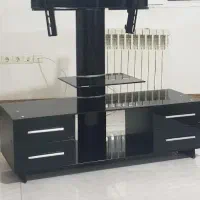میز تلویزیون شیشه ای