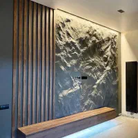 مشاوره، طراحی و اجرا دیوار صخره ای حرفه ای سطح A+|گل و گیاه طبیعی|تهران, قیطریه|دیوار