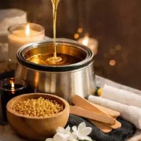 اپلاسیون کل بدن 650 واصلاح صورت با بند وشمع