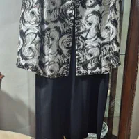 کت ژاکارد و سارافون مجلسی