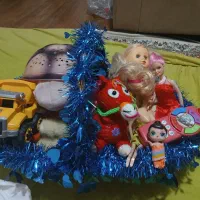 یک سبد پر اسباب بازی با سبد|اسباببازی|رشت, یخسازی|دیوار