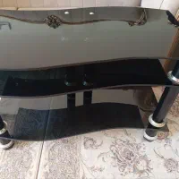 میز تلویزیون شیشه ای