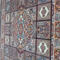 ۴تخته فرش۱۲متری از۲طرح(نوآکبندداخل نایلون)|فرش|قروه, |دیوار