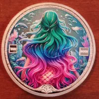 سکه رنگی یونانی مناسب هدیه زیباترین سکه جهان