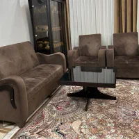 مبل هفت نفره و جلومبلی سالم