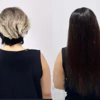 خدمات تخصصی اکستنشن موی طبیعی و الیاف