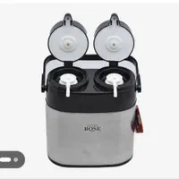فلاسک دوقلو(مارک رز) فلاسک چای کلمن 2/6لیتر(عمده|ظروف نگهدارنده، پلاستیکی، یک‌بارمصرف|کرمانشاه, |دیوار