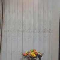 پرده گل برجسته