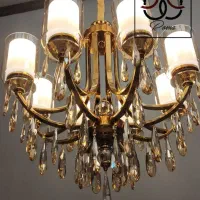 لوستر نئوکلاسیک / نماد درخشش و زیبایی / کد B-71|لوستر و چراغ آویز|فردیس, سرحدی|دیوار