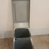 یراق سطل زباله دوقلو