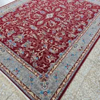 فرش ماشینی قرمز تمام نخ المانی ضمانت دار|فرش|تبریز, |دیوار